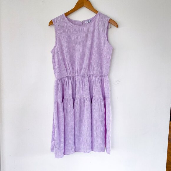 NWT Mayoral Lilac Cotton Dress, Size 14/16 - Picture 2 of 6